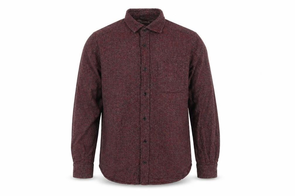 Cedarwood State Mens Red Button-Up Size XS