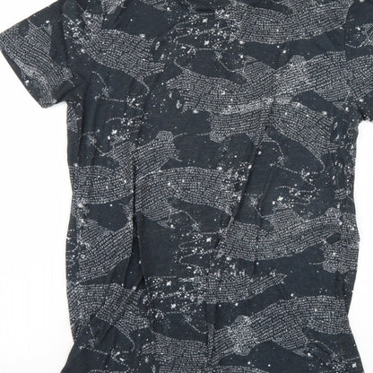 Primark Mens Grey Geometric   T-Shirt Size XS
