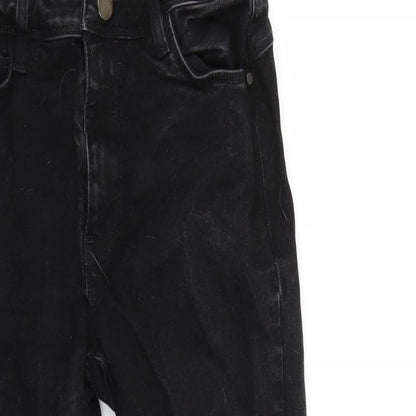 Denim & Co. Womens Black   Skinny Jeans Size 12 L22 in
