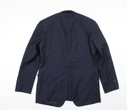 Mens UK Size L Preworn Regular Blue Suit Jacket
