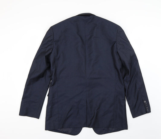 Mens UK Size L Preworn Regular Blue Suit Jacket