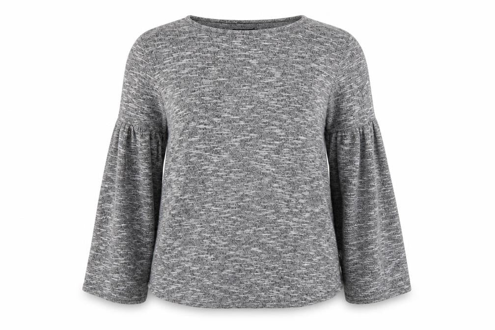 Womens UK Size 10 Quiz Grey Pullover Jumper