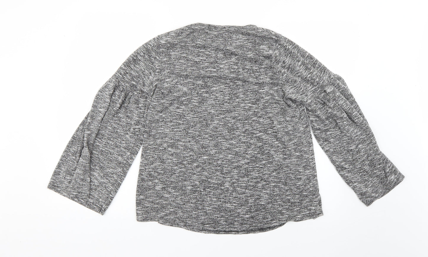 Womens UK Size 10 Quiz Grey Pullover Jumper