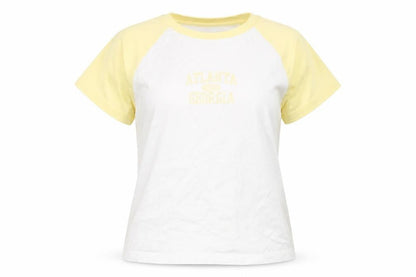 Womens UK Size 6 Primark Multicoloured Basic T-Shirt