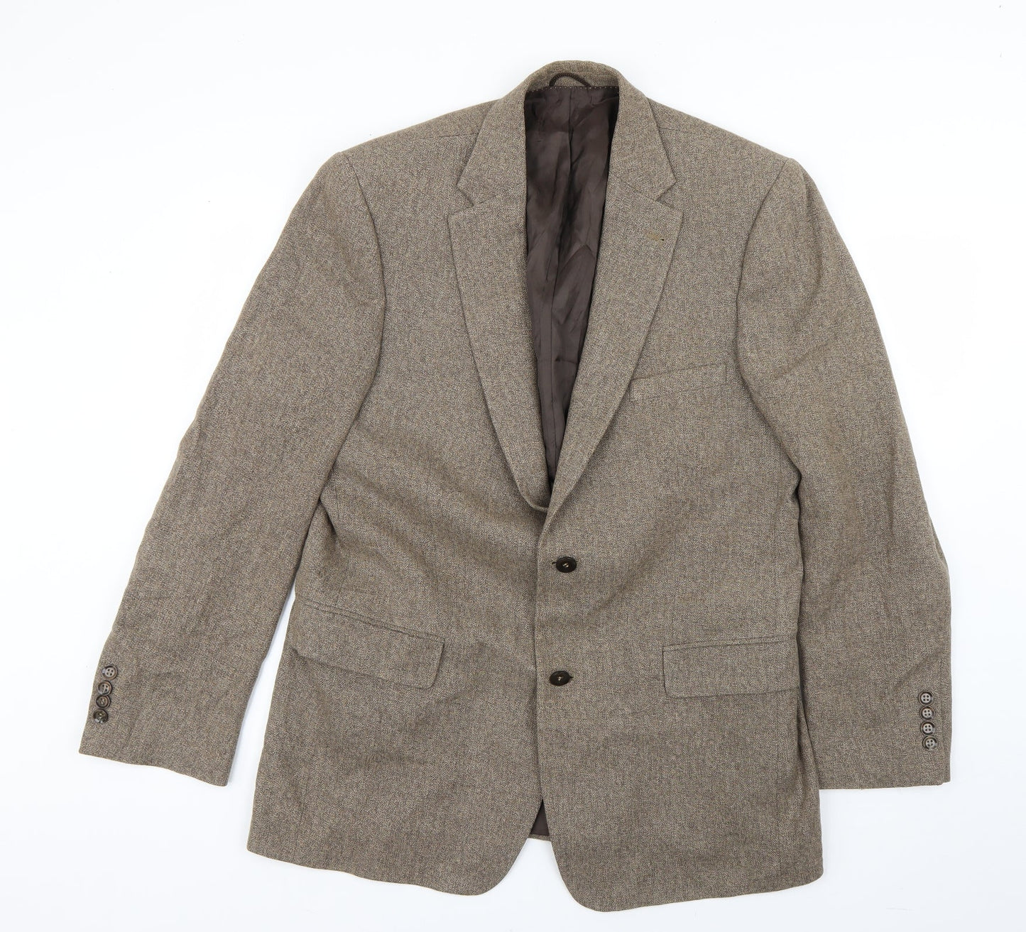 laffite Mens Brown   Jacket Suit Jacket Size 38