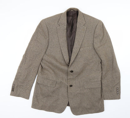 laffite Mens Brown   Jacket Suit Jacket Size 38
