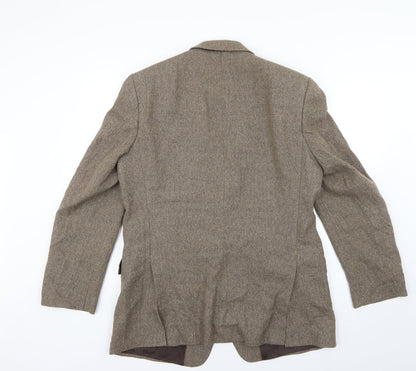 laffite Mens Brown   Jacket Suit Jacket Size 38