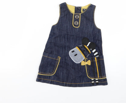 NEXT Baby Blue   Dungaree One-Piece