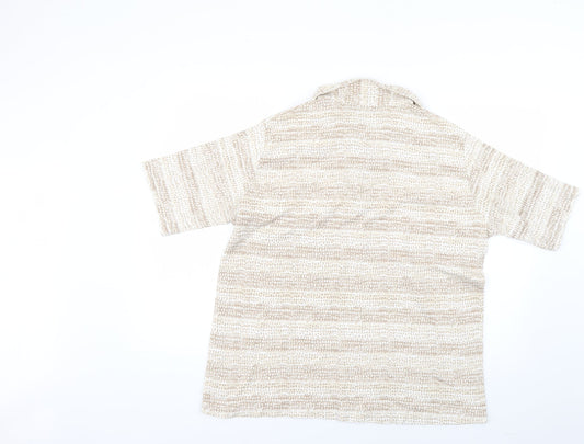 isle Mens Beige    Polo Size XL