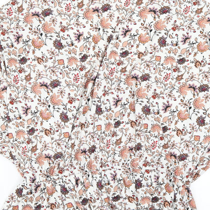 Womens UK Size 14 Very Multicoloured Basic Blouse