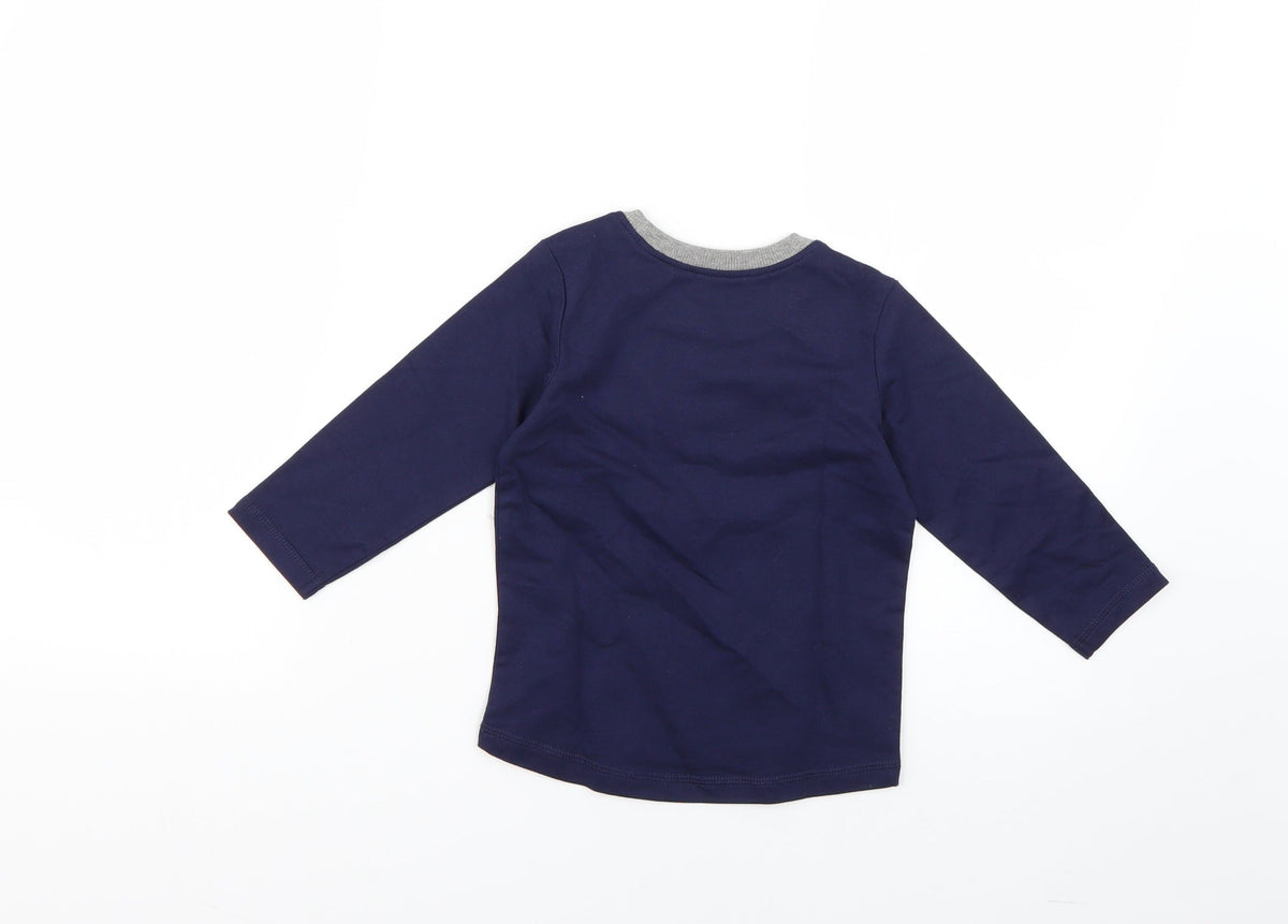 Matalan Baby Blue   Basic T-Shirt Size 12-18 Months