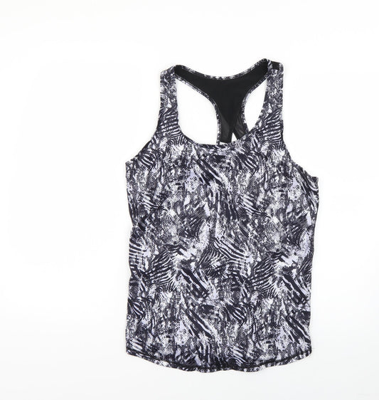 athletic woks Womens Multicoloured Geometric  Basic T-Shirt Size M