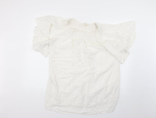 NEXT Womens White   T-Shirt Dress  Size 16