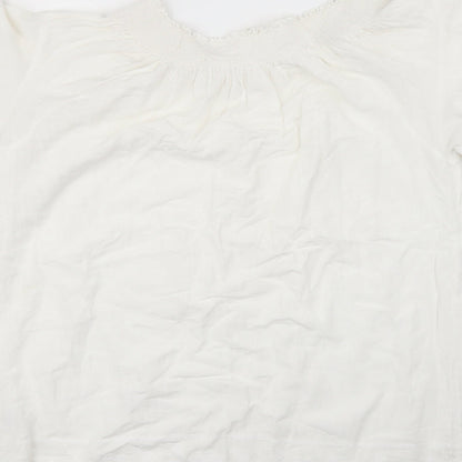 NEXT Womens White   T-Shirt Dress  Size 16
