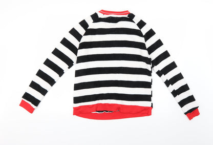 Disney  Womens Multicoloured Striped  Top Pyjama Top Size 10  - Disney