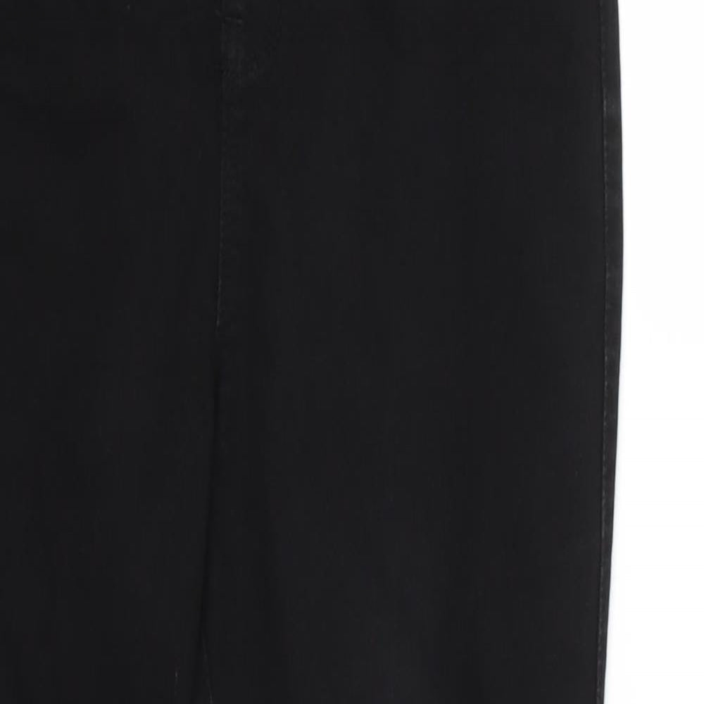 Denim & Co. Womens Black   Jegging Jeans Size 10 L25 in