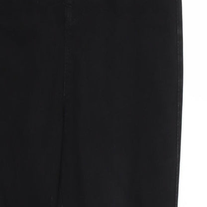 Denim & Co. Womens Black   Jegging Jeans Size 10 L25 in