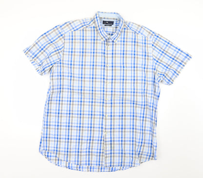 Mens UK Collar Size  dos galgos Smart Blue  Dress Shirt