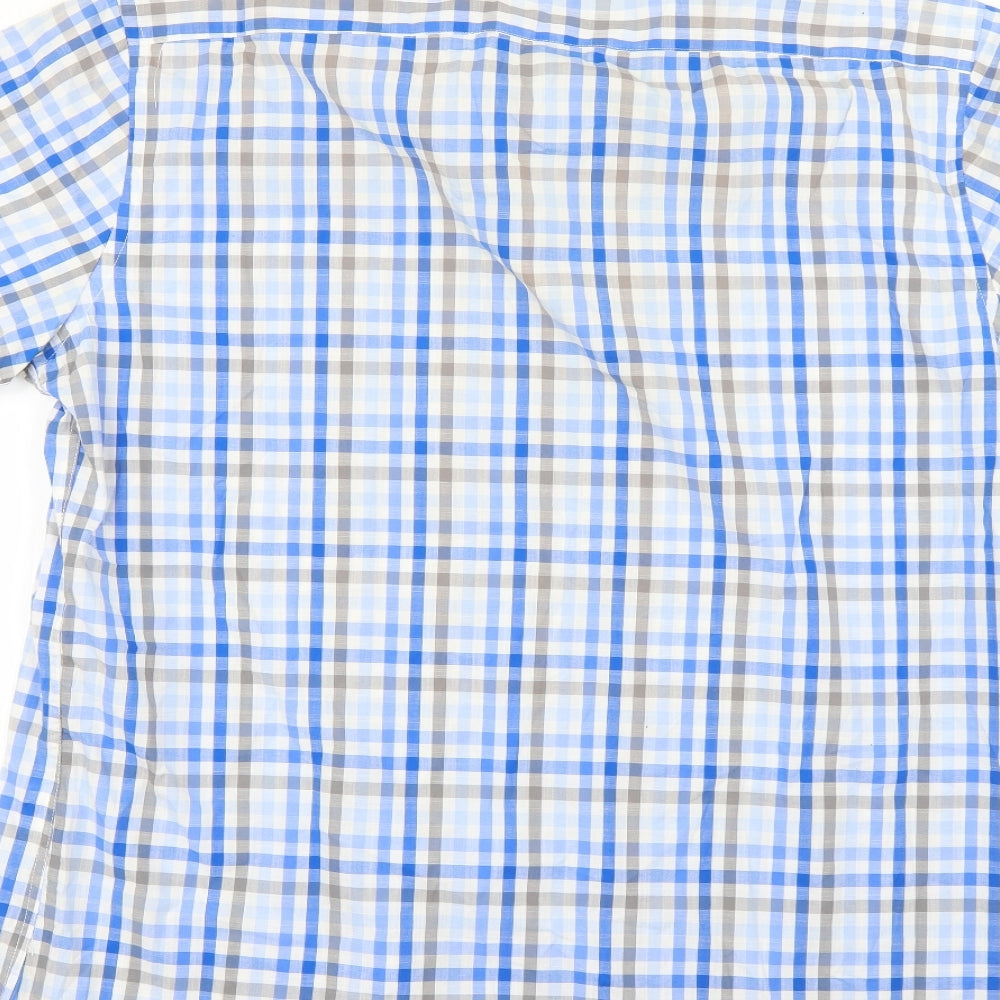 Mens UK Collar Size  dos galgos Smart Blue  Dress Shirt