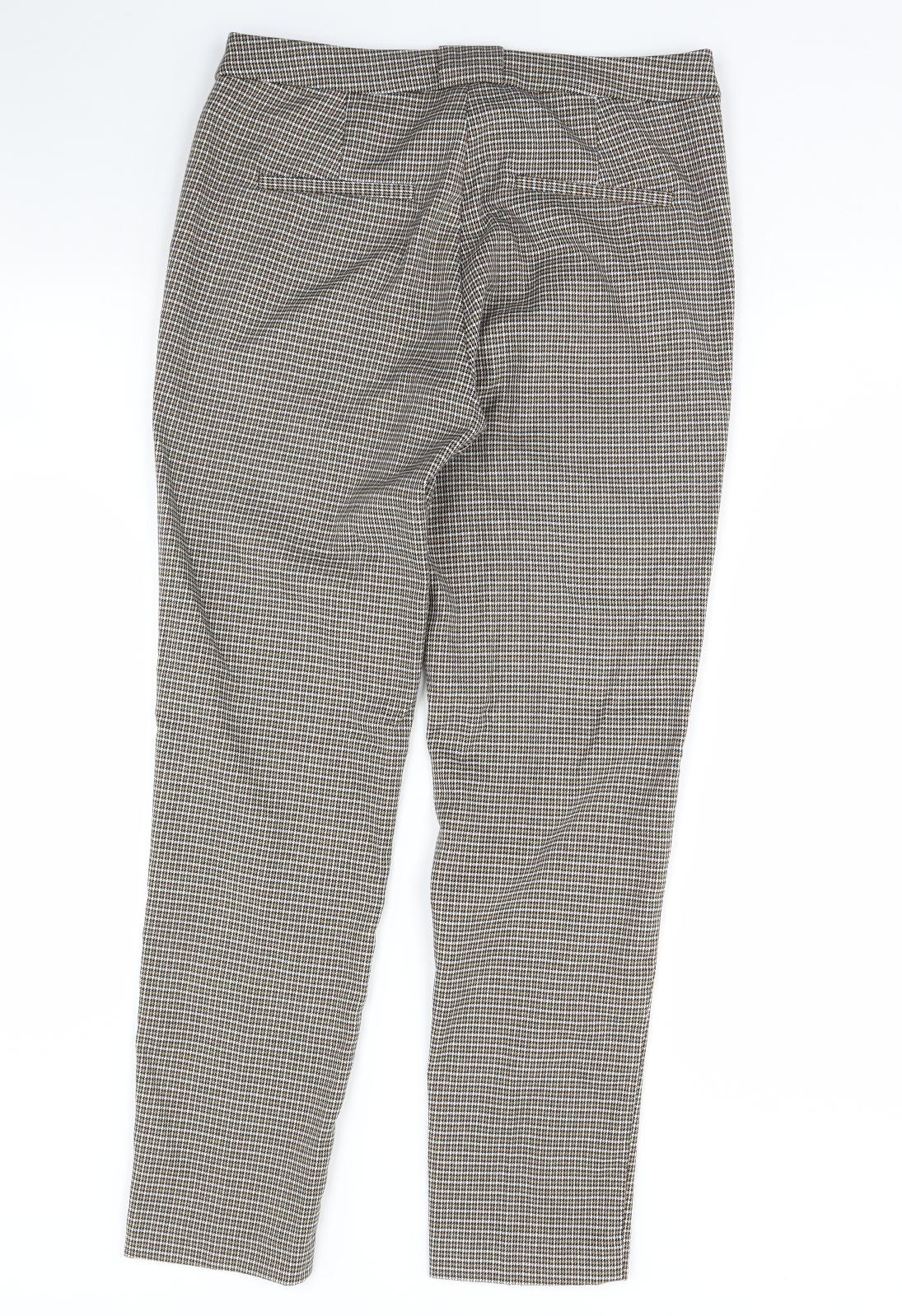 Womens UK Size S Mng Regular Fit  Beige Trousers