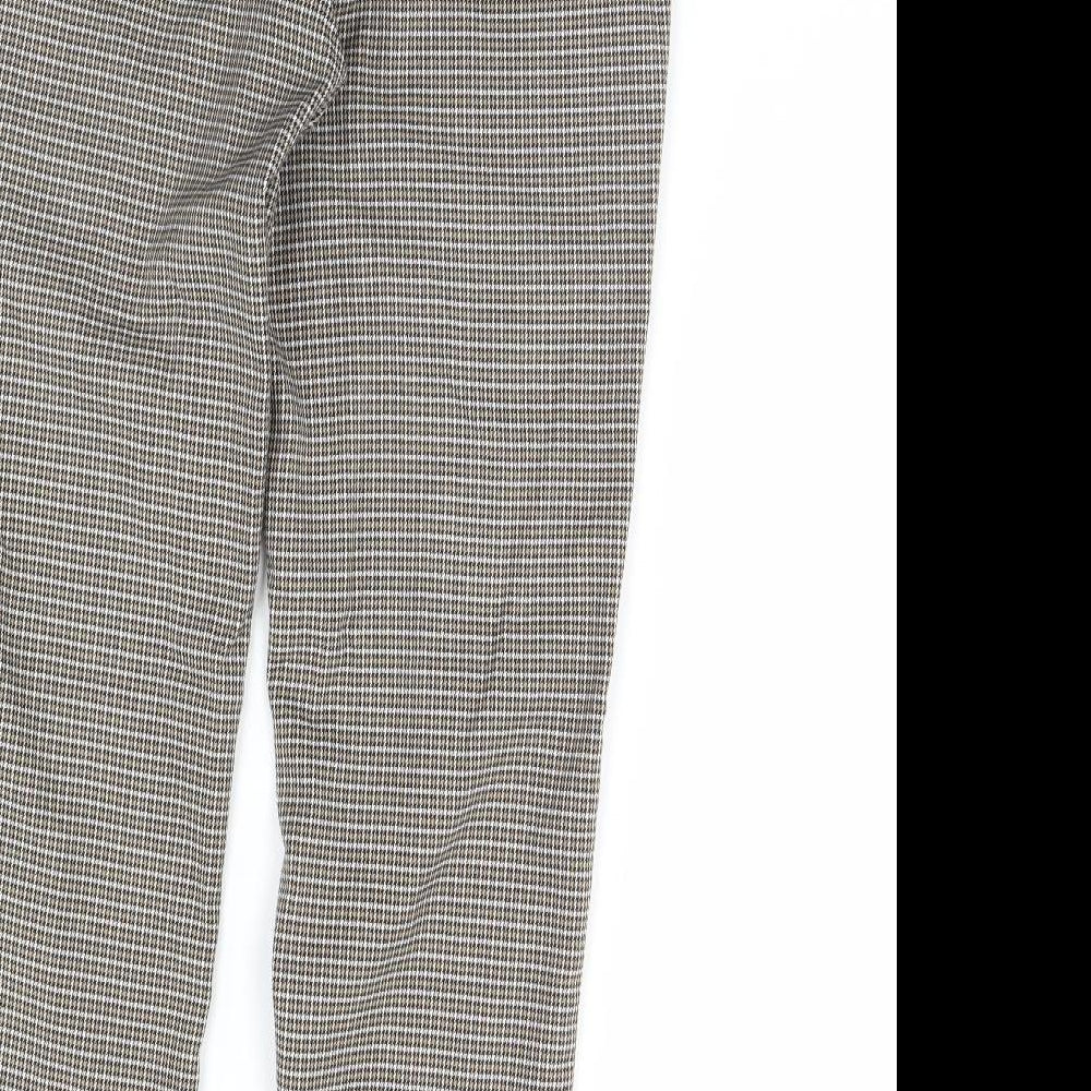 Womens UK Size S Mng Regular Fit  Beige Trousers