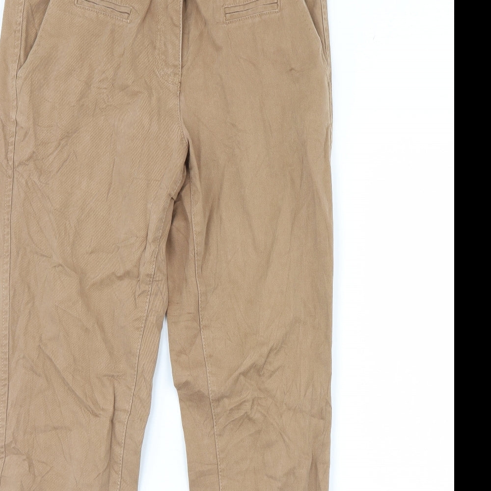 NEXT Womens Brown   Capri Jeans Size 10 L30 in