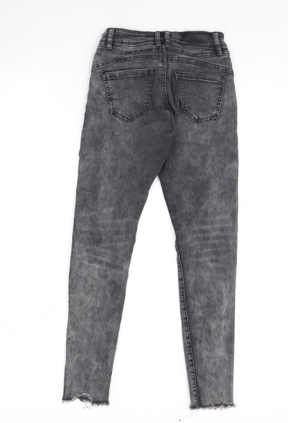 Womens UK Size 25 Amisu Regular Fit Skinny Grey Jeans