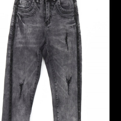 Womens UK Size 25 Amisu Regular Fit Skinny Grey Jeans