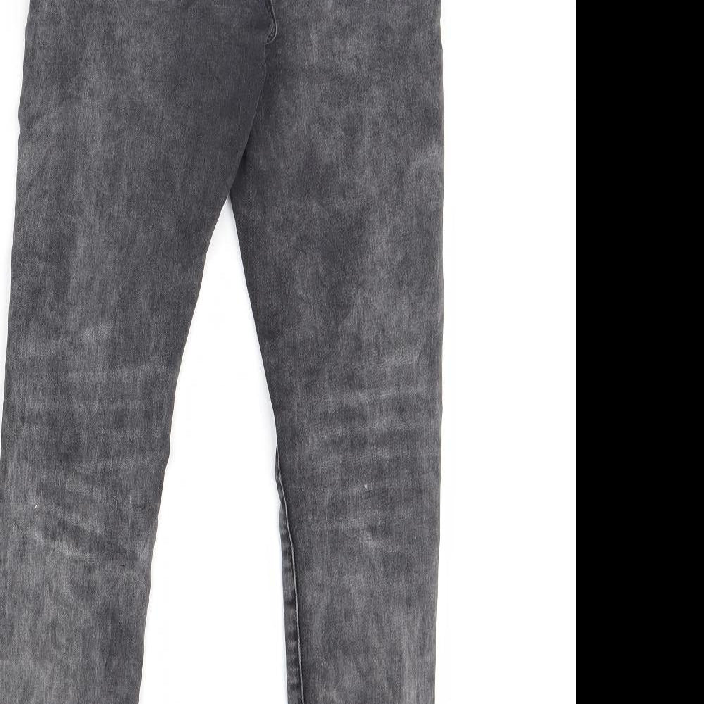 Womens UK Size 25 Amisu Regular Fit Skinny Grey Jeans
