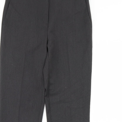 Womens UK Size 36 in Preworn Regular Fit Dress Pants Grey Trousers