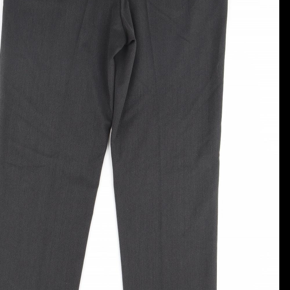 Womens UK Size 36 in Preworn Regular Fit Dress Pants Grey Trousers