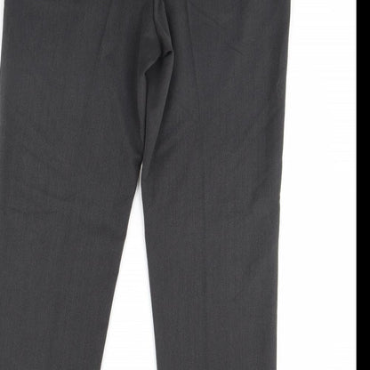 Womens UK Size 36 in Preworn Regular Fit Dress Pants Grey Trousers