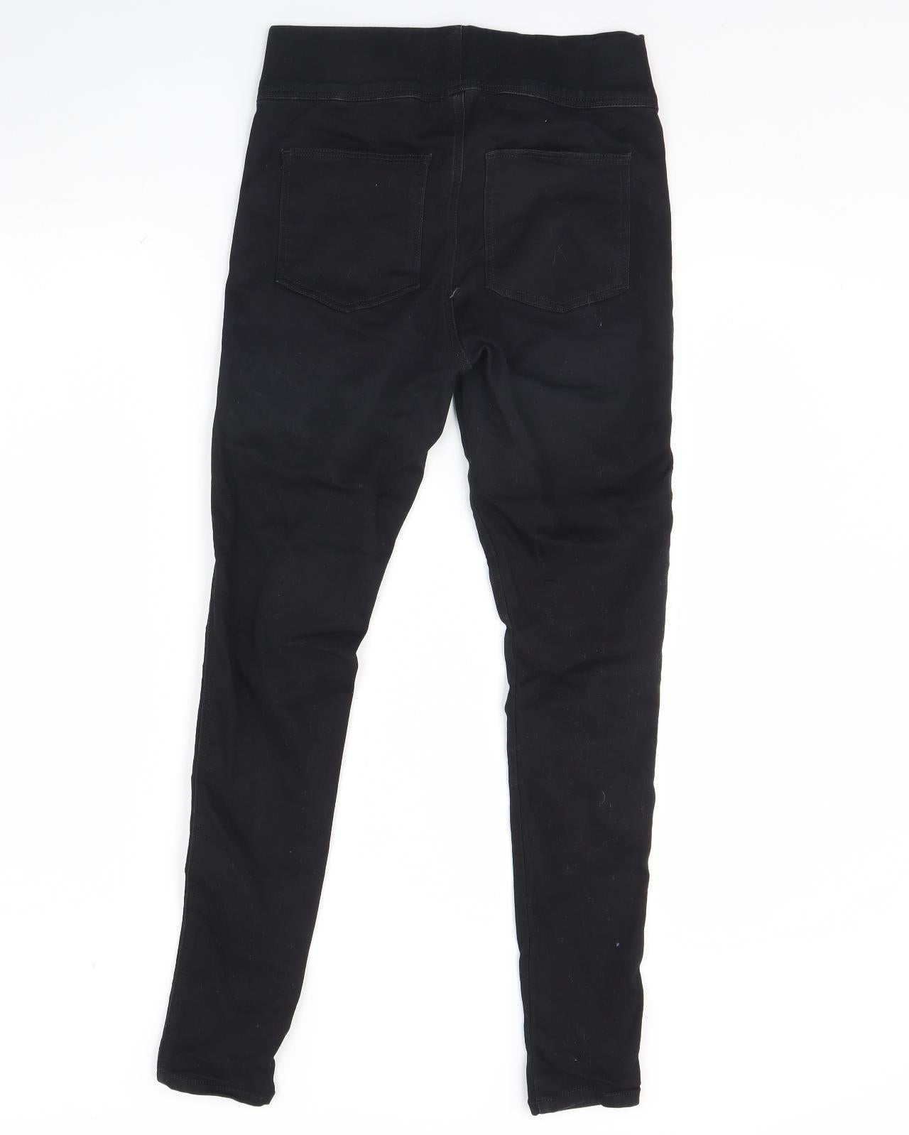 Very Womens Black  Denim Skinny Jeans Size 10 L29 in