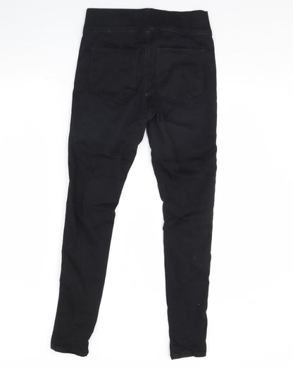 Very Womens Black  Denim Skinny Jeans Size 10 L29 in