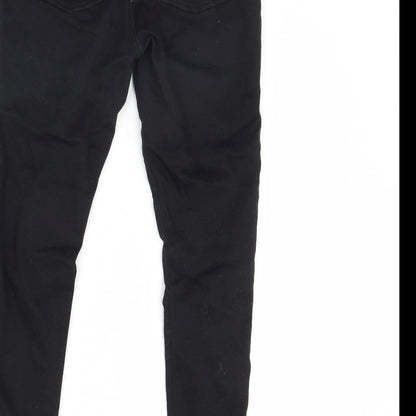 Very Womens Black  Denim Skinny Jeans Size 10 L29 in