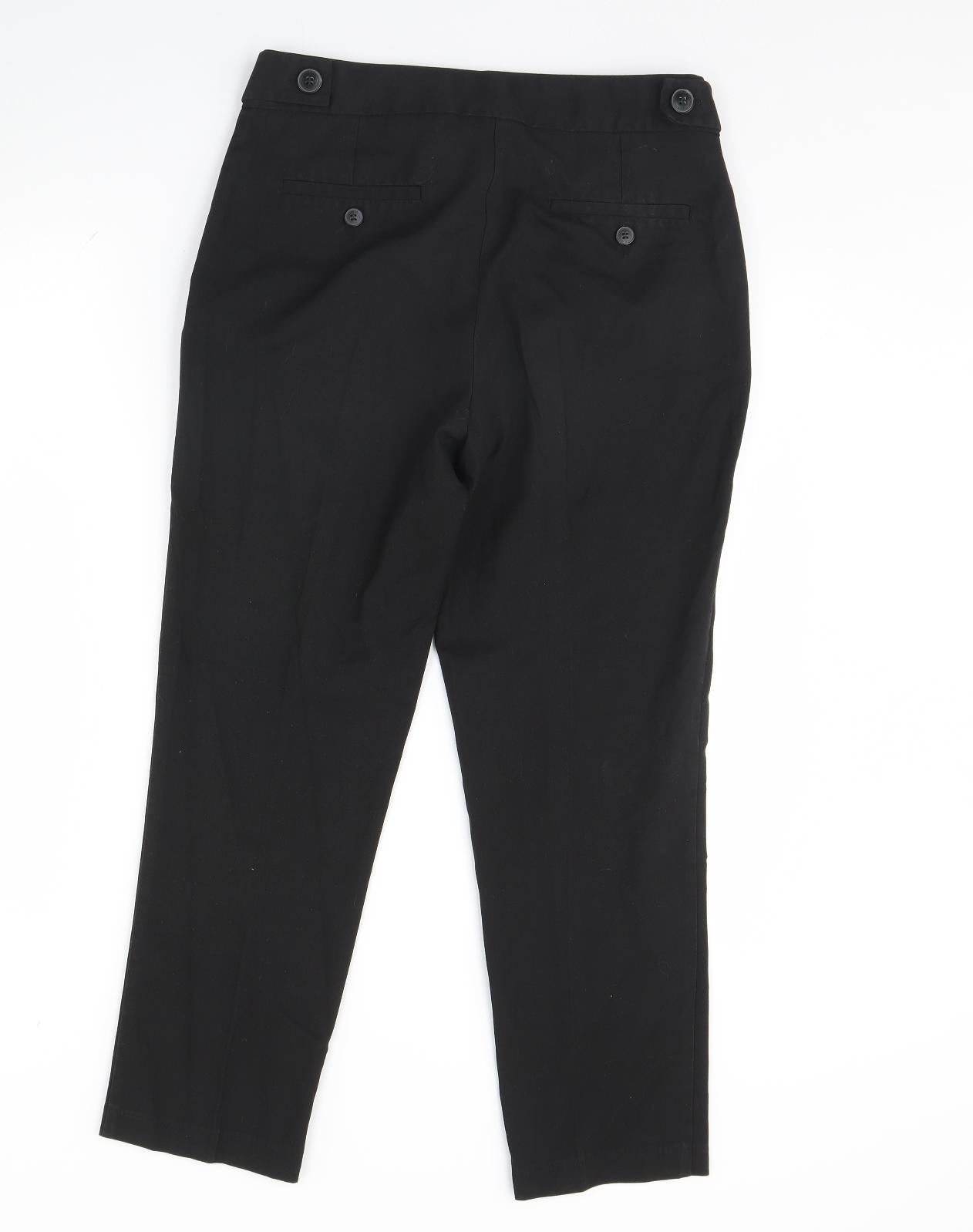 Womens UK Size 10 NEXT Regular Fit  Black Trousers