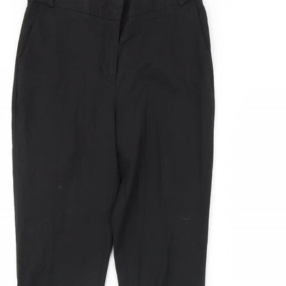 Womens UK Size 10 NEXT Regular Fit  Black Trousers