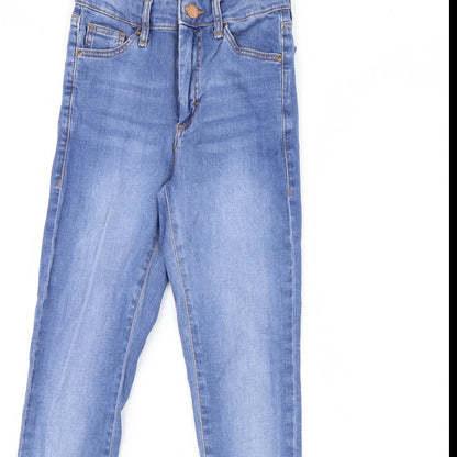 Topshop Womens Blue  Denim Jegging Jeans Size 24 in L26 in