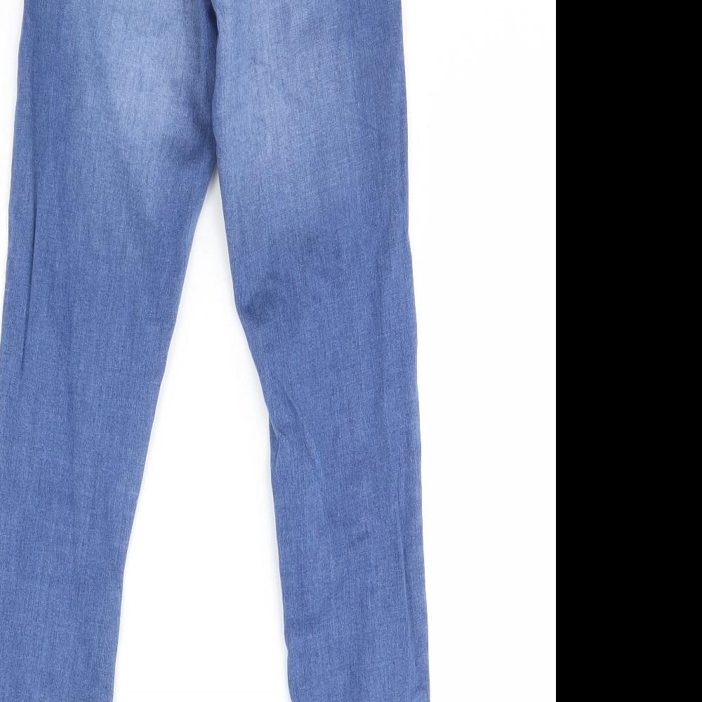 Topshop Womens Blue  Denim Jegging Jeans Size 24 in L26 in