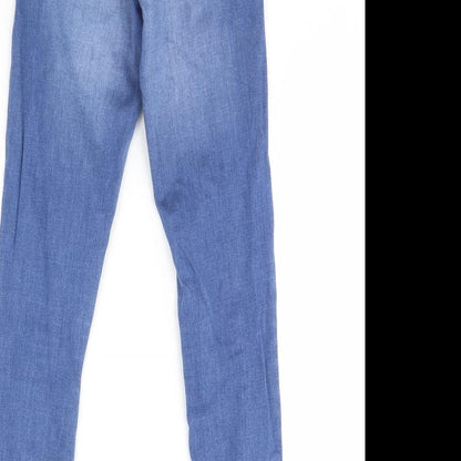 Topshop Womens Blue  Denim Jegging Jeans Size 24 in L26 in