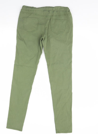 tru Womens Green  Denim Skinny Jeans Size 10 L30 in