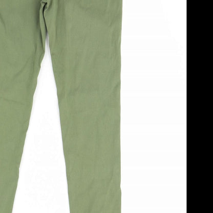 tru Womens Green  Denim Skinny Jeans Size 10 L30 in