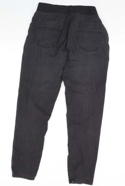 George Womens Black  Denim Skinny Jeans Size 14 L29 in