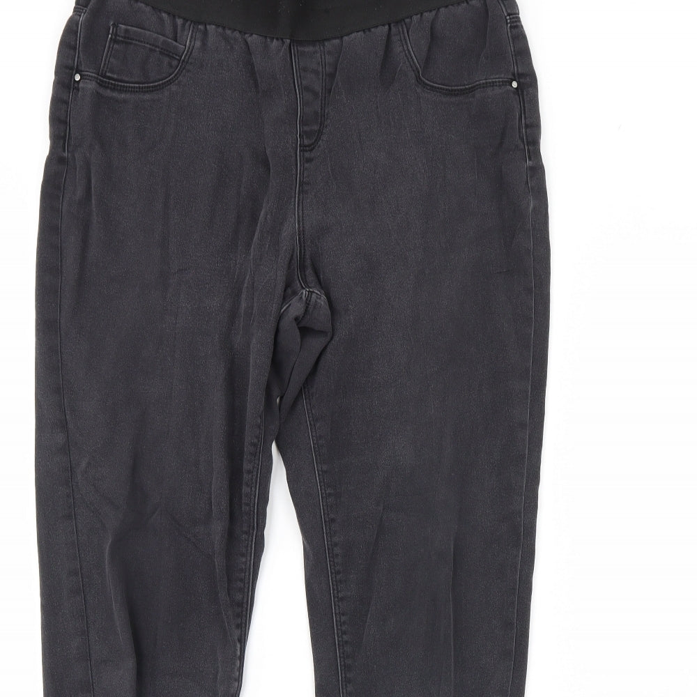 George Womens Black  Denim Skinny Jeans Size 14 L29 in