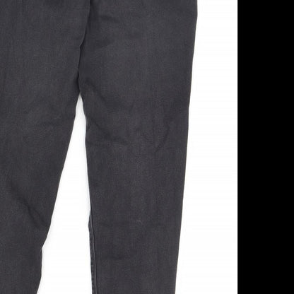 George Womens Black  Denim Skinny Jeans Size 14 L29 in