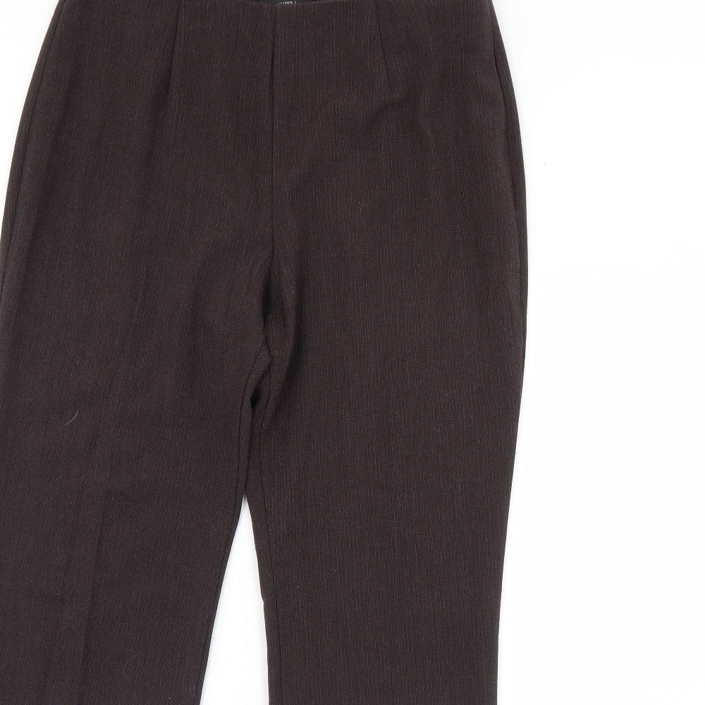 Womens UK Size 12 m&s Regular Fit  Brown Trousers