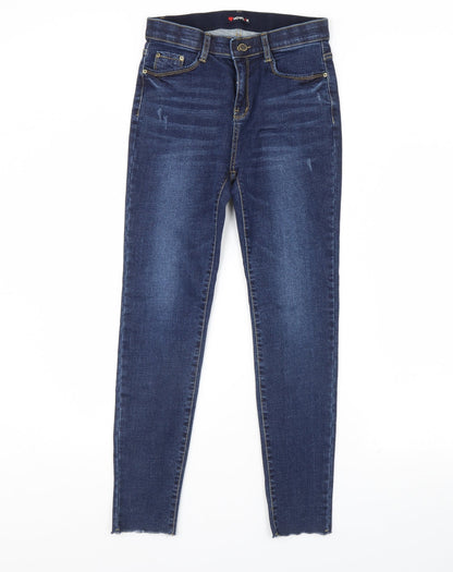 Howluk Womens Blue  Denim Skinny Jeans Size M L28 in