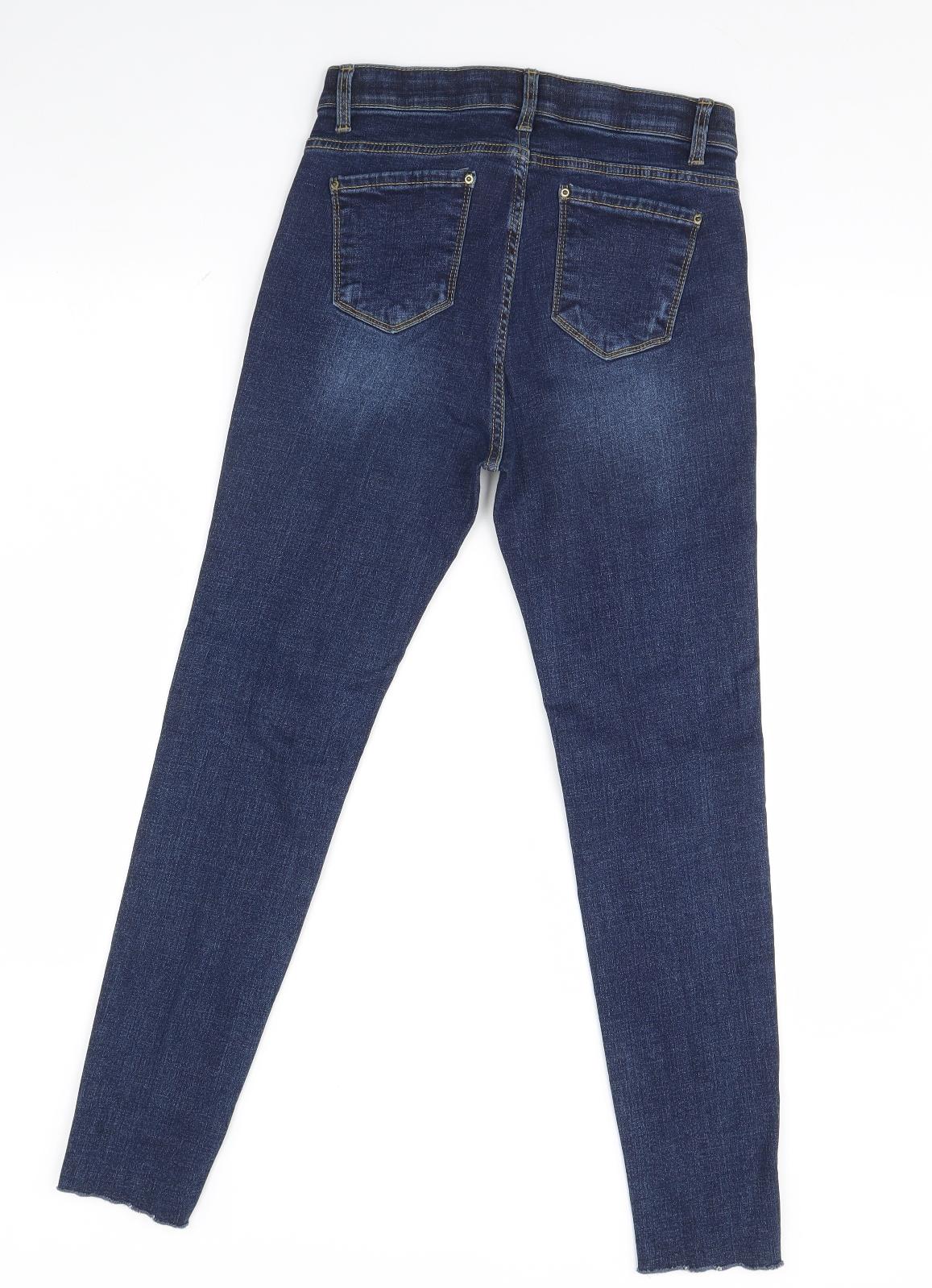 Howluk Womens Blue  Denim Skinny Jeans Size M L28 in