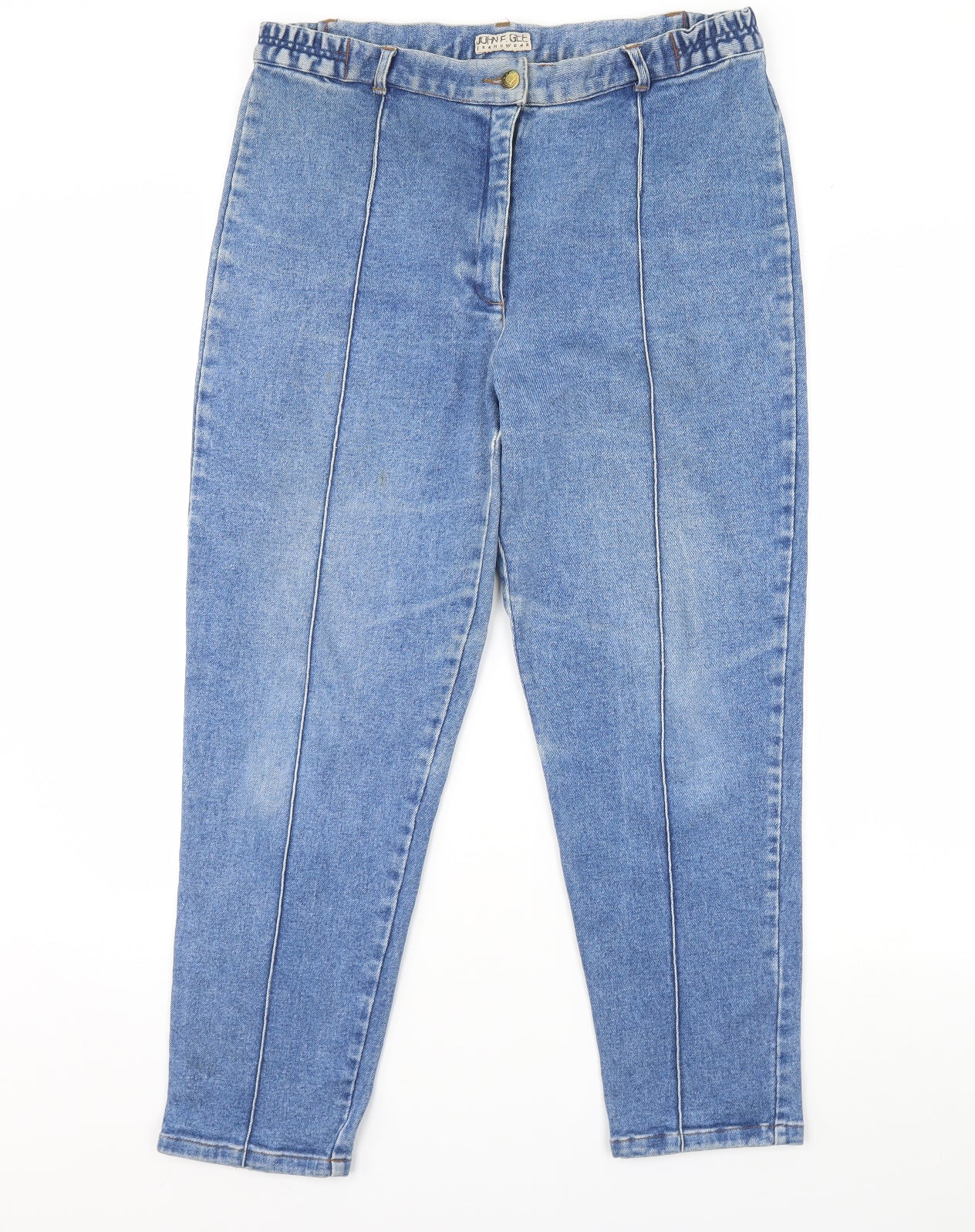Womens UK Size 36 in Preworn Regular Fit Straight Blue Jeans