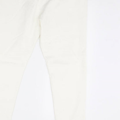 Dorothy Perkins Womens Ivory  Denim Skinny Jeans Size 18 L31 in